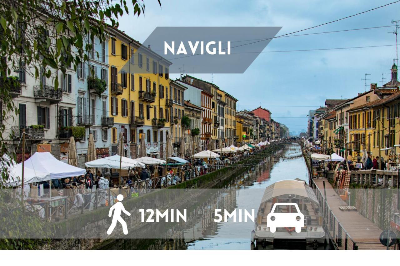 Loft Duomo Navigli 12 Min A Piedi Apartamento Milão Exterior foto